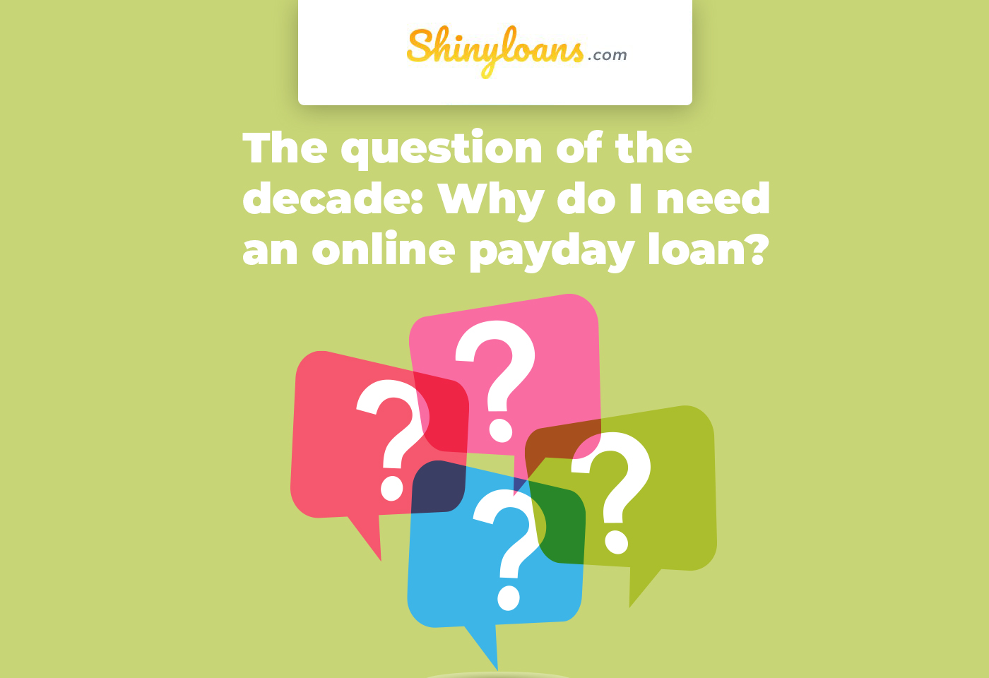 The Question of the Decade: Why do I Need an Online Payday Loan?